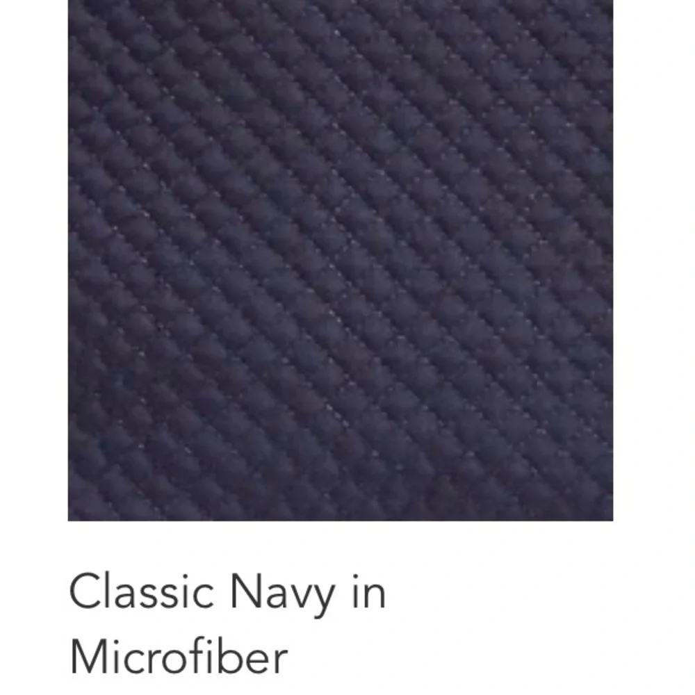 VERA BRADLEY Classic Navy Microfiber Travel Medicine Cosmetic Case Quilted